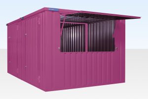 3m x 4.2m Side Linked Flat Packed Kiosk Bundle (Custom Colour)