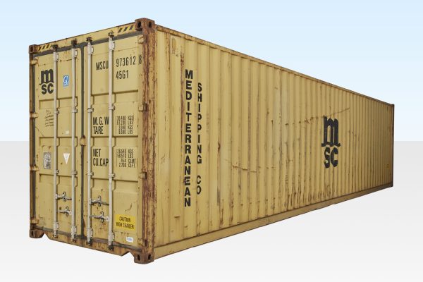 40ft x 8ft Used Shipping Container - High-Cube