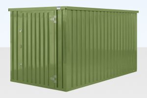 4m x 2.1m Flatpacked Store Custom Colour 