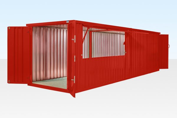 4m XL Flat Pack Kiosk & End Linked Store Bundle (Custom Colour)