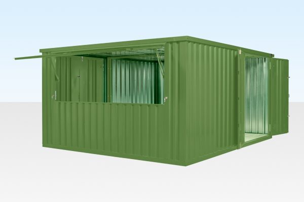 4m XL Flat Pack Kiosk & Side Linked Store Bundle (Custom Colour)