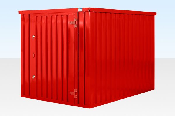 Flat Packed Storage Container 3m x 2.1m Custom Colour