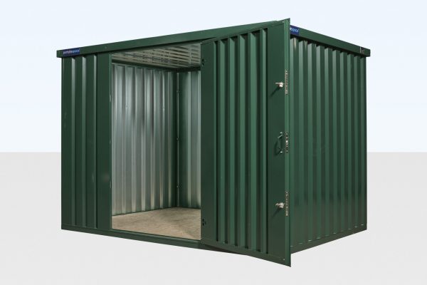 Side Door Flat Packed Store 3m x 2.1m